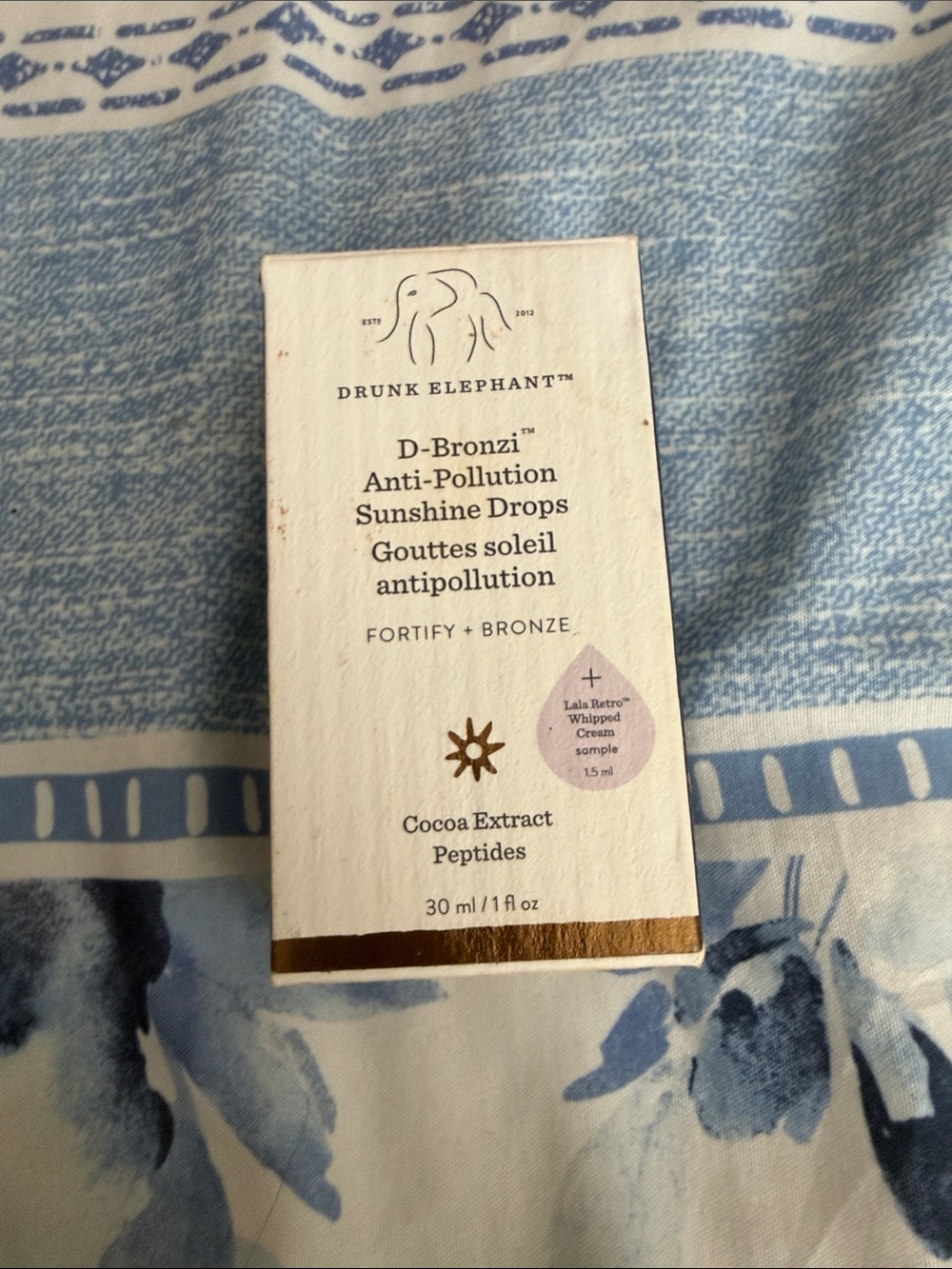 Drunk Elephant D-Bronzi Anti-Pollution Sunshine Drops — White & Bronze